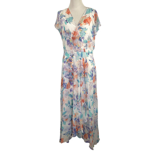 Watercolor Maxi Dress (L)