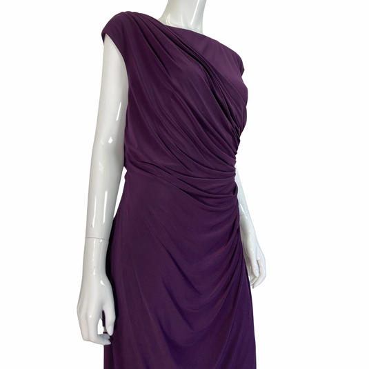 Ralph Lauren Dreamy Violet Dress  front view close up