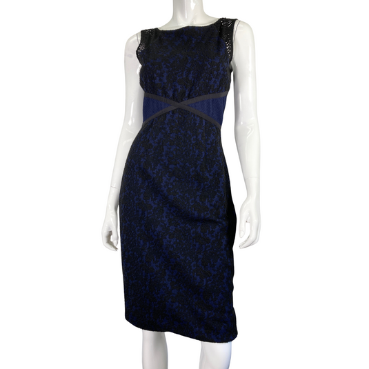 Moulinette Soeurs Sapphire Lace Dress by Anthropologie front view