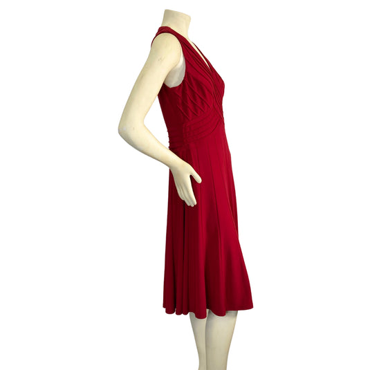 Red Knee-Length Dress
