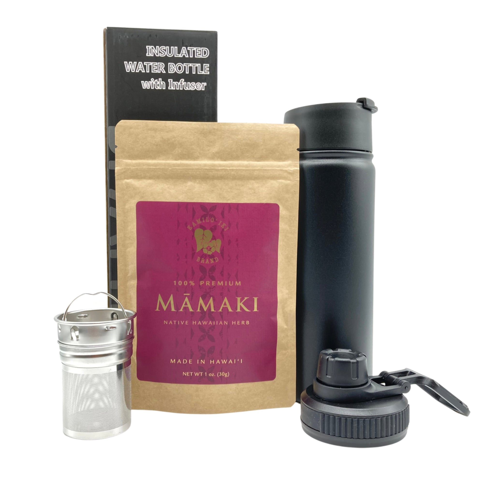 Maui Tea Farm Tea Thermos with Infuser (18oz) - PONOinfusions