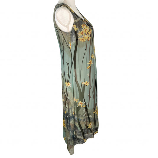Green Silk Dress (XS)