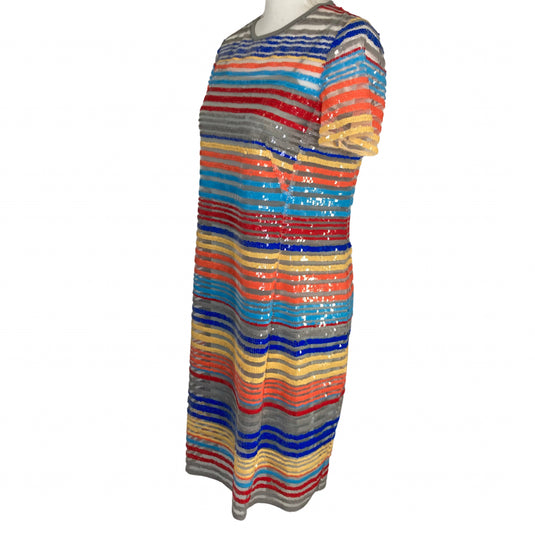Rainbow Sequin Stripes Dress (M)