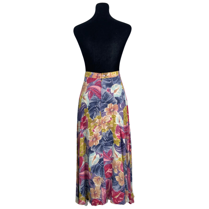 Load image into Gallery viewer, Floral Midi Skirt (S)
