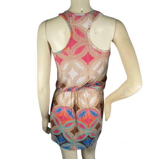 Tori Richard Drop-Waist Sundress full back view