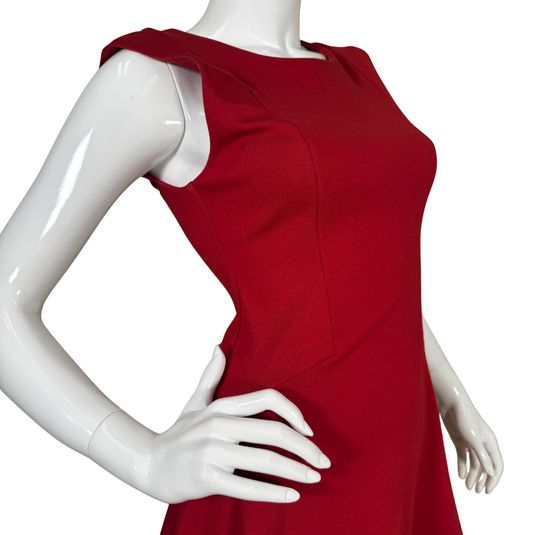timeless Free People Classic Red Fit-and-Flare Dress