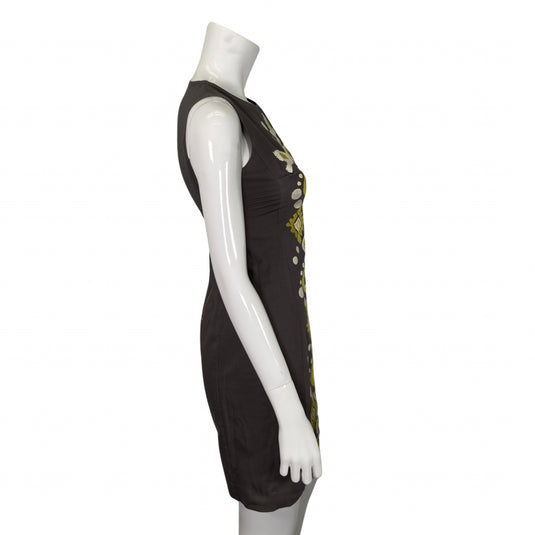 Tabitha Anthropologie Embroidered Shift Dress on mannequin side view
