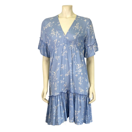 yireh ariana sky blue dress on mannequin front view