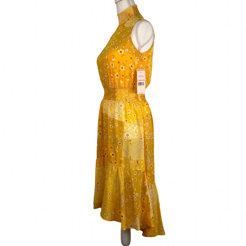 Load image into Gallery viewer, Yellow Floral Dress (XS)
