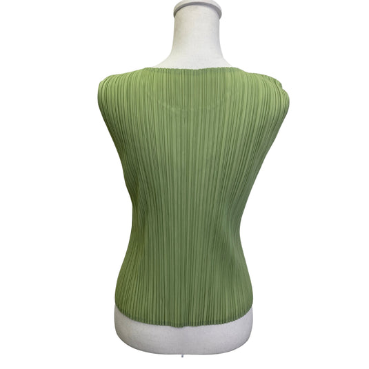 Pleats Please Issey Miyake Green Blouse