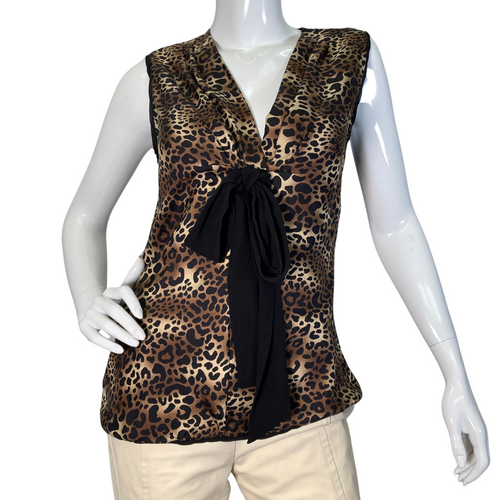 BCBG Max Azria Leopard Blouse