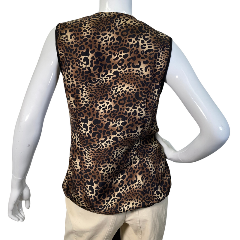 Load image into Gallery viewer, BCBG Max Azria Leopard Blouse
