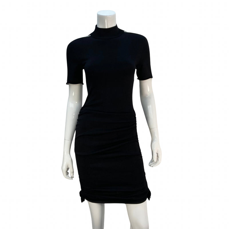 Load image into Gallery viewer, Michael Kors Black Bodycon Dress on mannequin front view
