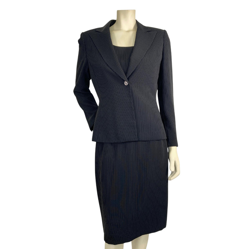 Load image into Gallery viewer, Striped 3 Piece Skirt-Suit Set (M)
