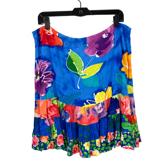 Velvet Print Skirt (L)
