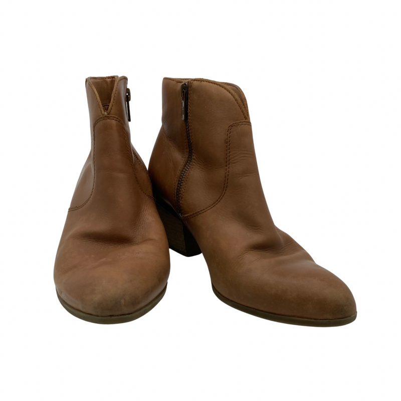 Load image into Gallery viewer, Frye Tan Leather Booties
