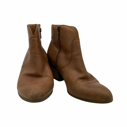 Frye Tan Leather Booties