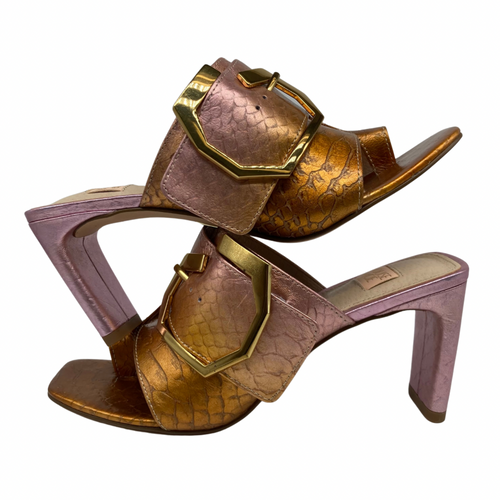 Louise Et Cie Rose Gold Metallic Heels