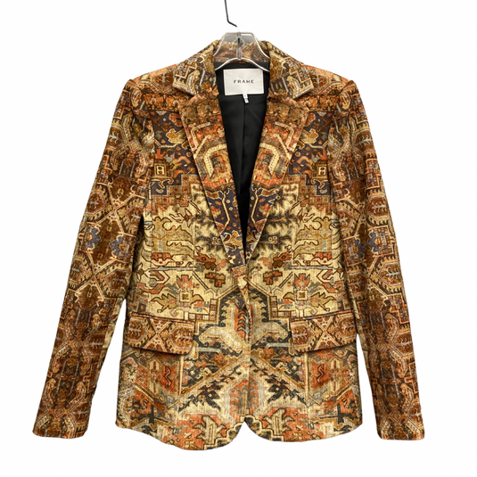 bohemian Frame Brocade Blazer 