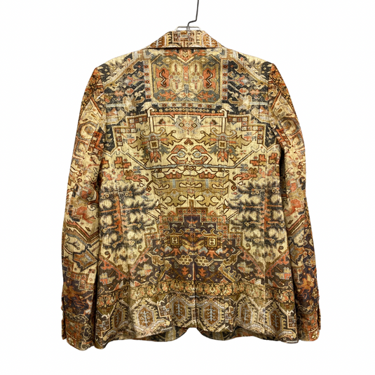 bohemian Frame Brocade Blazer  