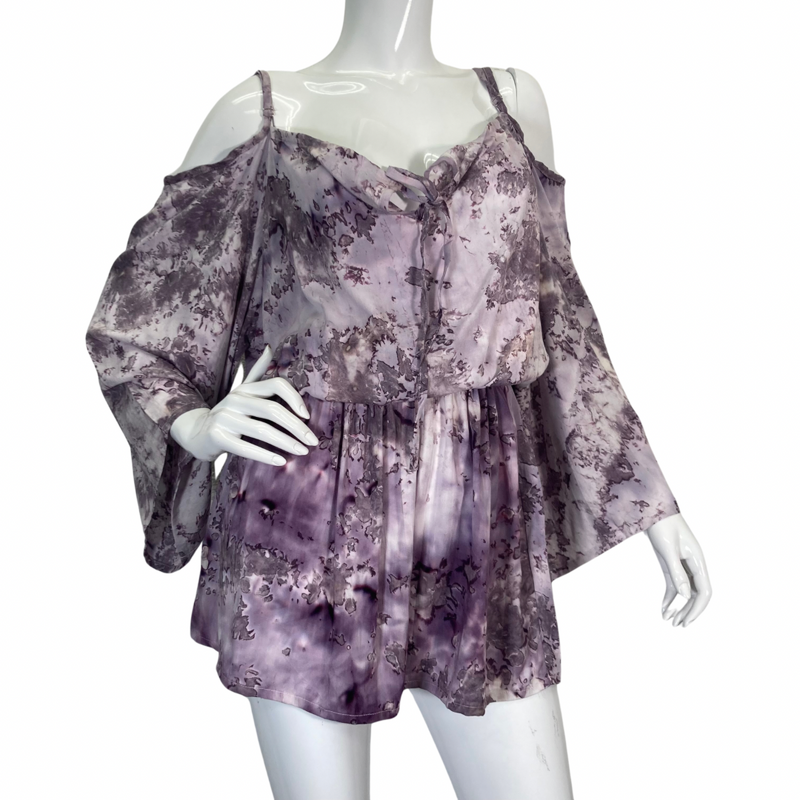 Load image into Gallery viewer, Splash Kimi Violet Dress from Lani Lau Hawaii - front view
