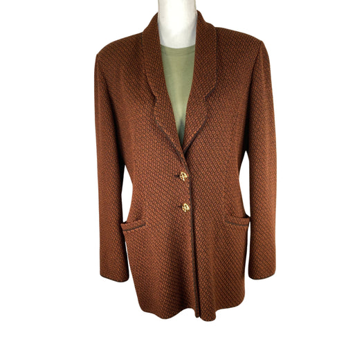 Brown Knit Jacket (M)