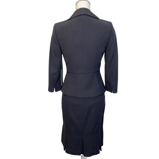 Navy Skirt Suit Set (S)