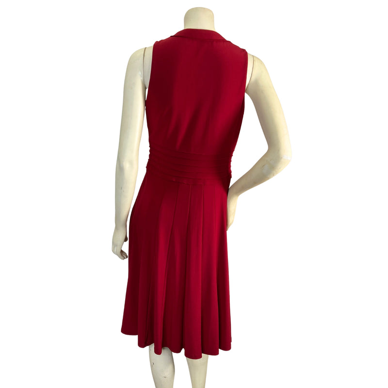 Load image into Gallery viewer, Red Knee-Length Dress
