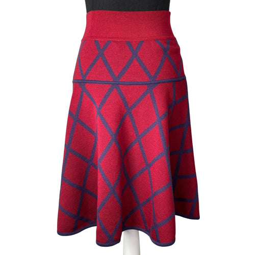 Wool Fit & Flare Skirt (M)