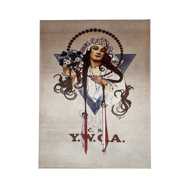 Load image into Gallery viewer, Czechoslovakia: YWCA Vintage Inspired Wall Art
