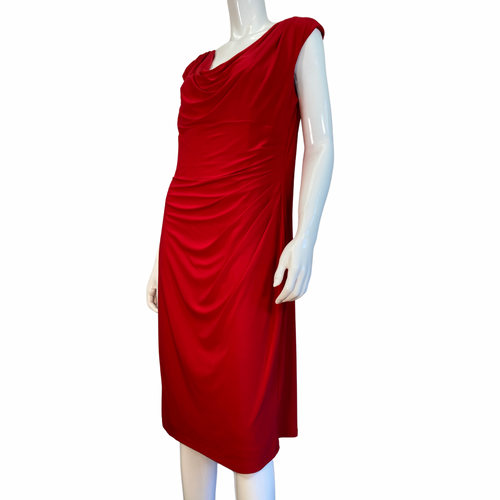 Ralph Lauren Stunning Red Dress front view