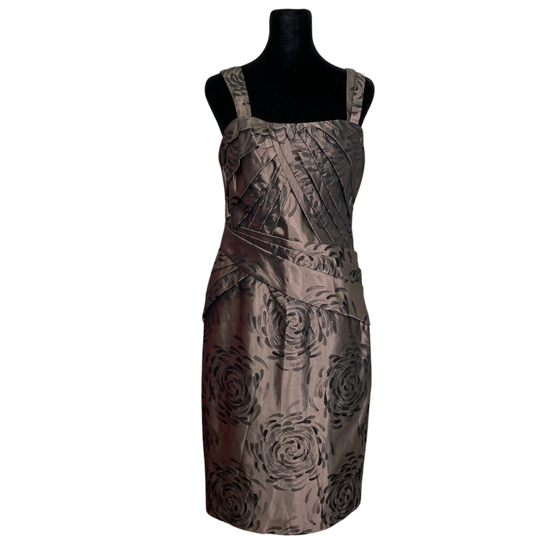 Load image into Gallery viewer, Anne Klein Taupe Cocktail Dress
