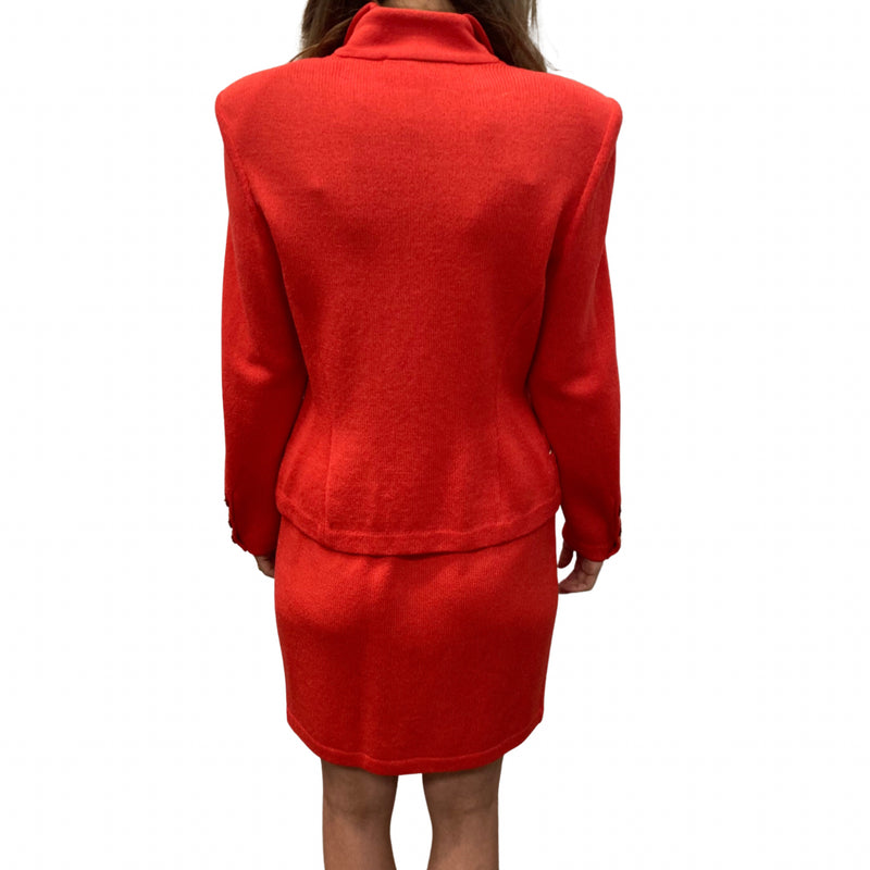 Load image into Gallery viewer, Coral Blazer and Skirt Set (S)
