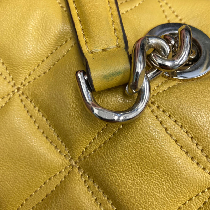 Load image into Gallery viewer, Mustard Quilted Handbag
