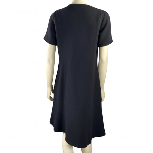 Michele C. Meyer-Shipp's Black Zip-Front Dress (L)