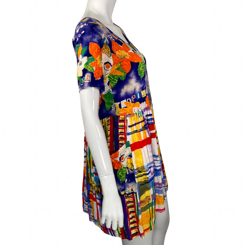 Load image into Gallery viewer, Jams World Vibrant and Electric Dress side view
