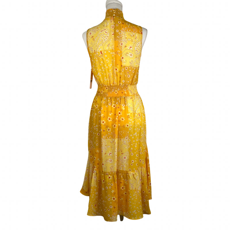 Load image into Gallery viewer, Yellow Floral Dress (XS)
