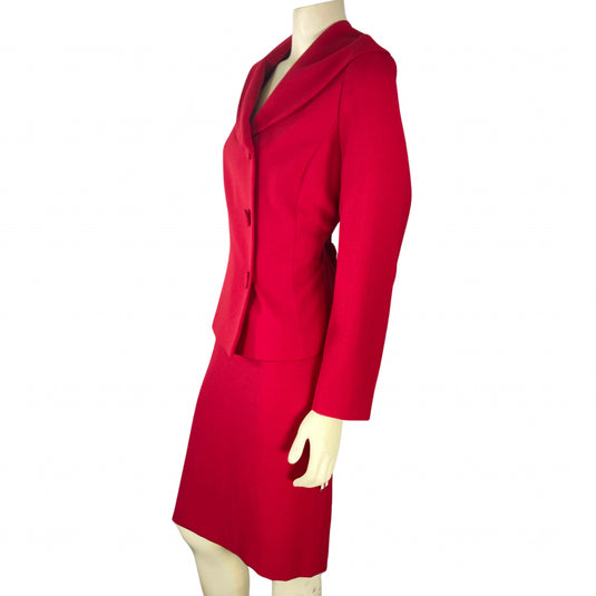 Red Skirt and Blazer (1X)