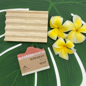 Natural Bar Soap + Soap Saver Set