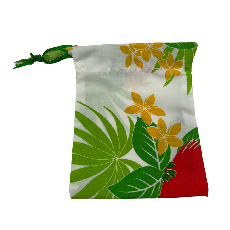 Load image into Gallery viewer, The Island Pooch Floral Print Mu&#39;umu&#39;u Dress for Dogs pouch view
