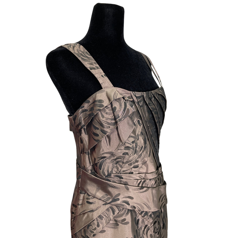 Load image into Gallery viewer, Anne Klein Taupe Cocktail Dress
