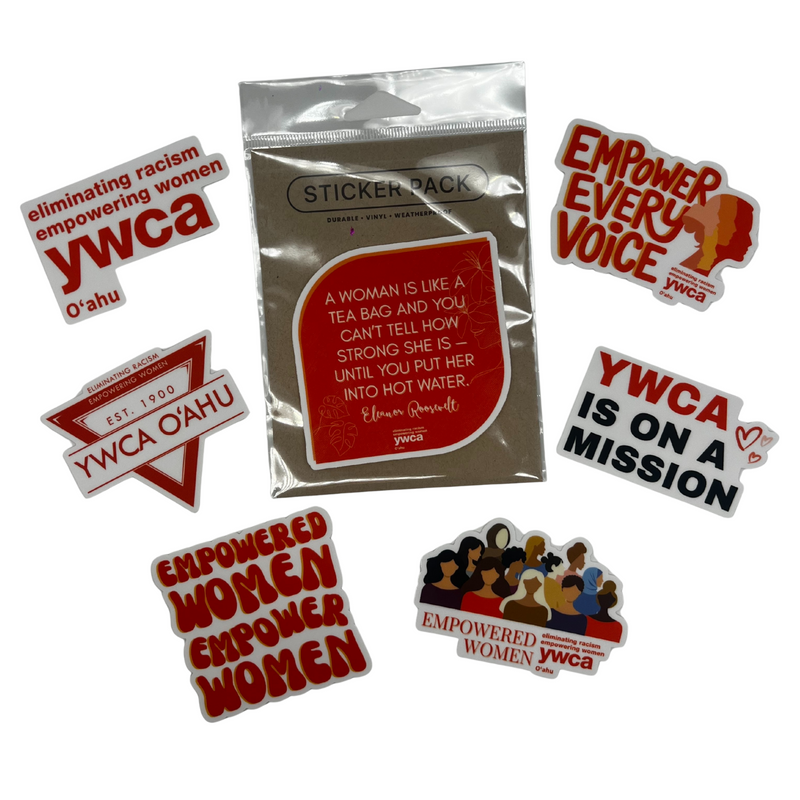 Load image into Gallery viewer, YWCA O‘ahu Sticker Pack
