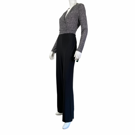 side view of Ralph Lauren Stylish Black Jumpsuit by YWCA O'ahu