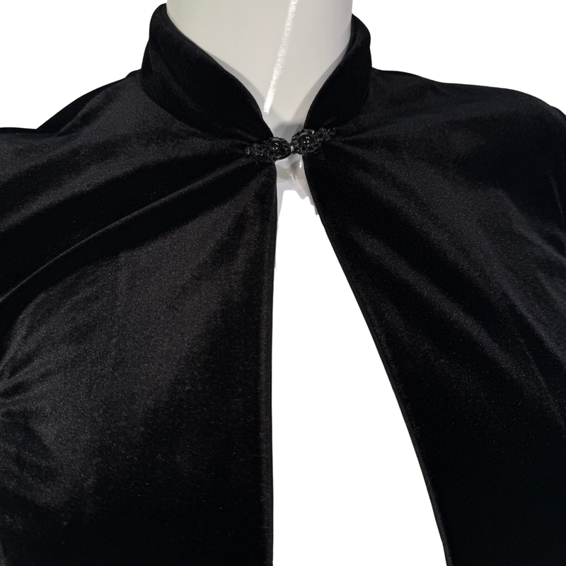 Load image into Gallery viewer, Alex Evenings Black Velvet Keyhole Jacket
