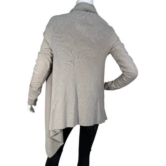 AllSaints Draped Gray Cardigan