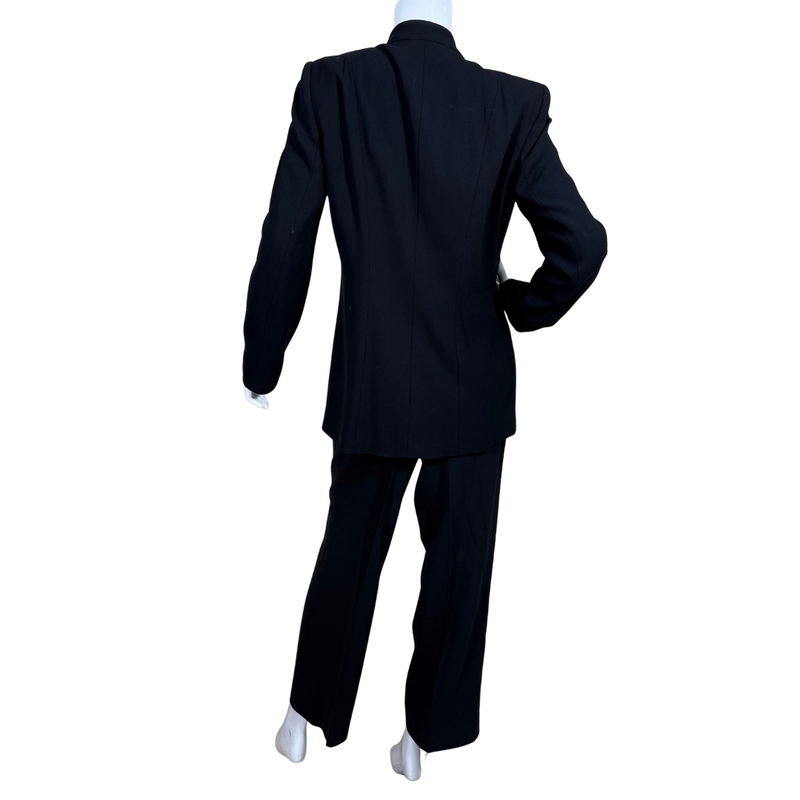 Load image into Gallery viewer, Black suit on a mannequin against a white background

