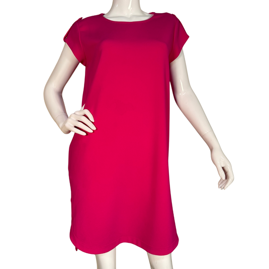Diane Von Furstenberg Hot Pink Shift Dress
