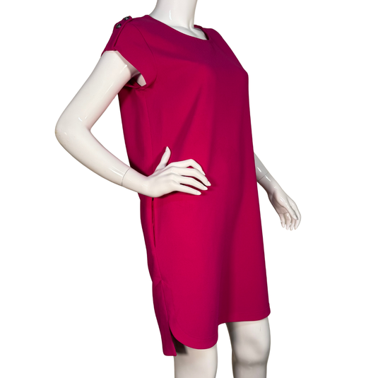 Diane Von Furstenberg Hot Pink Shift Dress