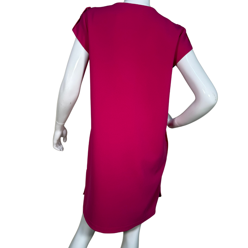 Load image into Gallery viewer, Diane Von Furstenberg Hot Pink Shift Dress
