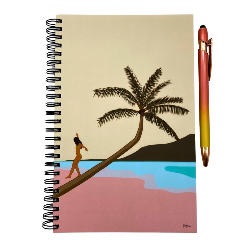 Load image into Gallery viewer, Playing in Paradise Journal and Empowered Wahine Pen
